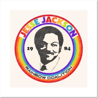 Jesse Jackson Rainbow Coalition 1984 Posters and Art